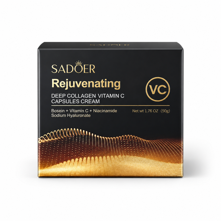 کرم کپسولی کلاژن عمیق و ویتامین C سادور مدل Rejuvenating حجم ۵۰ گرم